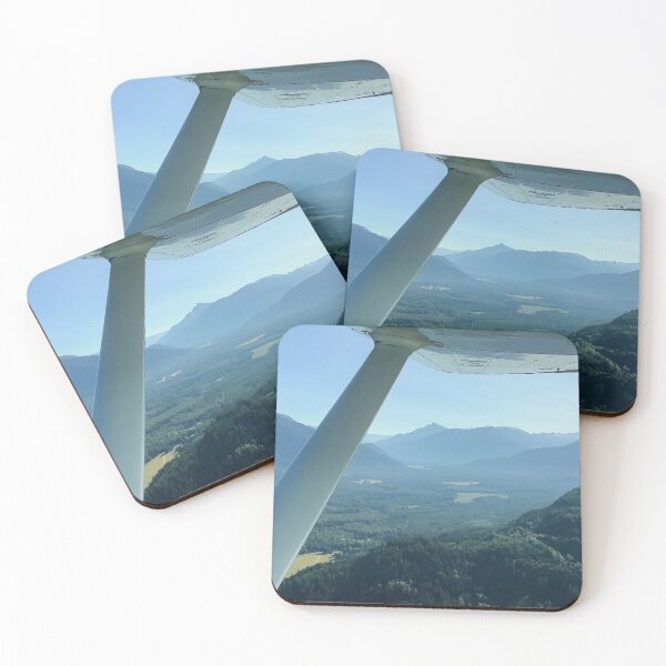 Item preview, Flying Near Cascade Mountains designed and sold by flyscenicair.