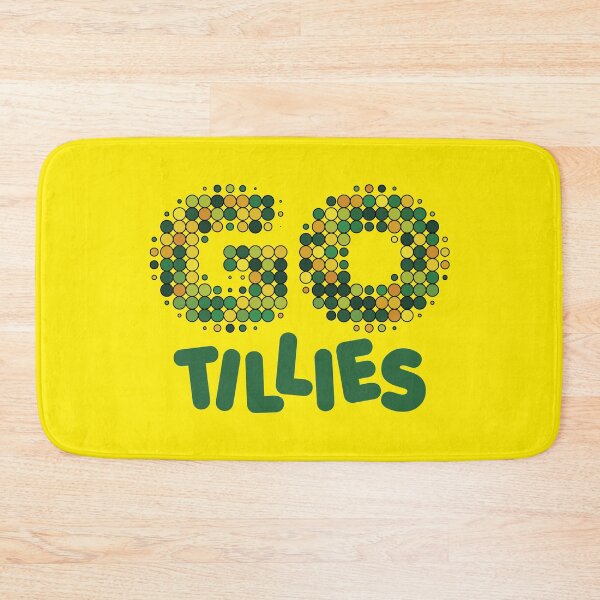 Item preview, Cheer for the Matildas: GO TILLIES Dot Art in Green & Yellow – Aussie Football Pride designed and sold by H Jonas.