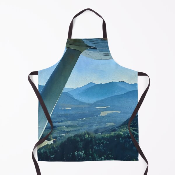 Item preview, Flying Near Cascade Mountains (Oil Painting) designed and sold by flyscenicair.