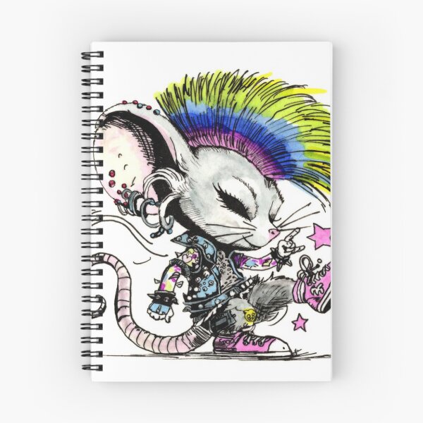 Item preview, Punk Rock Mouse designed and sold by Scribbles & Doodles by Jinx.