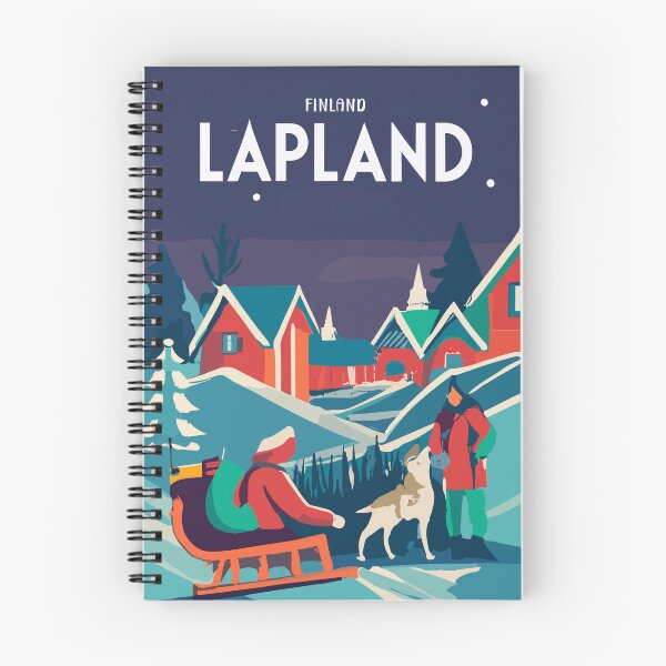 Item preview, A Vintage Travel Art of Lapland - Finland  designed and sold by GoodOldVintage.
