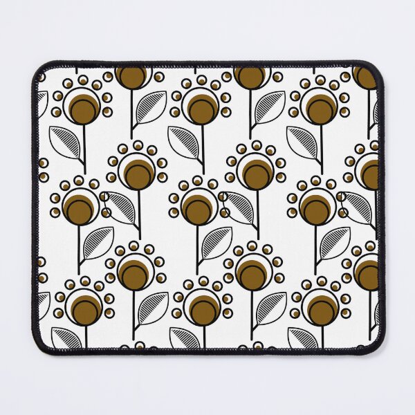 Item preview, Botanic Sunflowers White and Brown  designed and sold by UMI BLOOM.