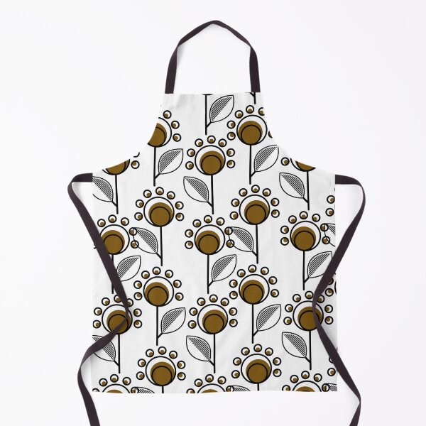 Item preview, Botanic Sunflowers White and Brown designed and sold by UMI BLOOM.
