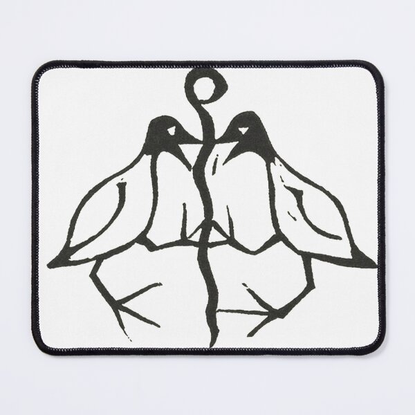 Item preview, Folk Art Aesthetic, Two Birds, Animal Art designed and sold by CulturalCurios.
