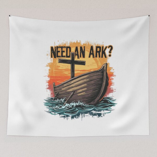 Item preview, Need an Ark? Noah's Ark, Cross Art  designed and sold by Faithloveshop.