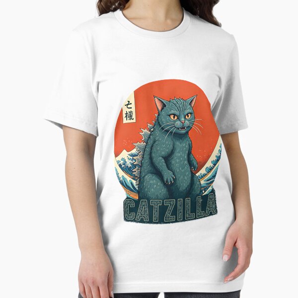 Item preview, Catzilla Funny Cat Tshirt Essential designed and sold by VogueVaultStore.