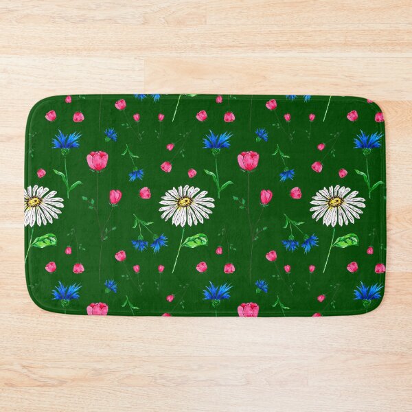 Item preview, Wildflowers Green Botanical White Roses designed and sold by UMI BLOOM.