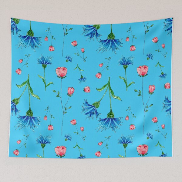 Item preview, Pink Wildflowers Cottagecore Aesthetic Roses designed and sold by UMI BLOOM.
