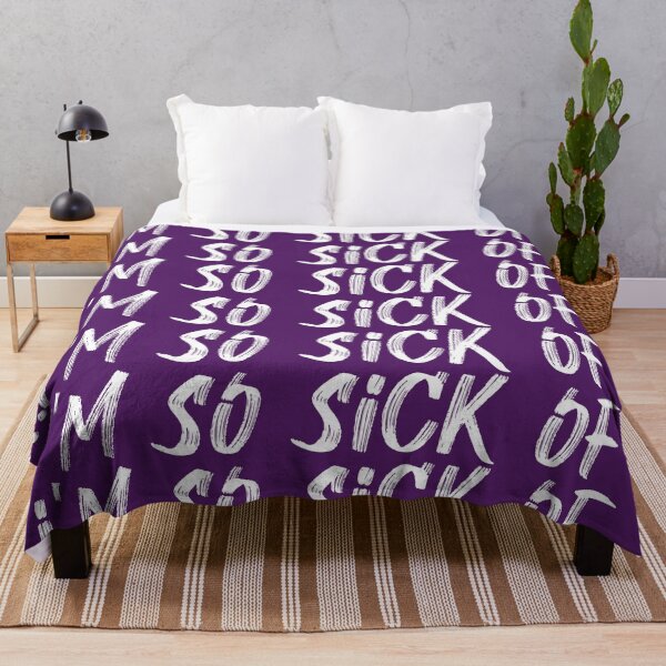 Item preview, I’m So Sick Of… Bold Minimalist Statement, Unique designed and sold by villacreativa.