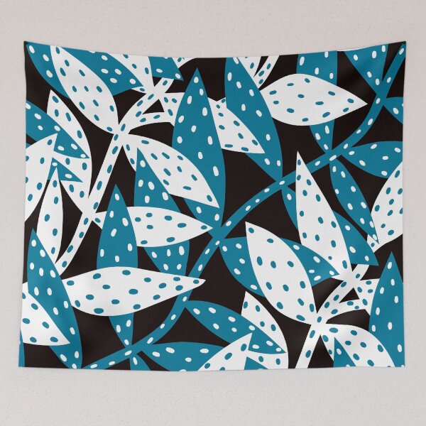 Item preview, Botanical Blue Leaves designed and sold by UMI BLOOM.