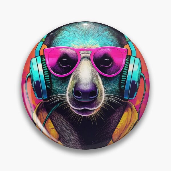 Item preview, Anteater in Headphones and Shades Synthwave  designed and sold by Boxing Kangaroo Retail Company.
