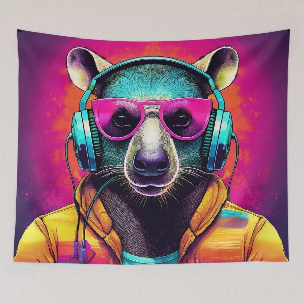 Item preview, Anteater in Headphones and Shades Synthwave  designed and sold by Boxing Kangaroo Retail Company.