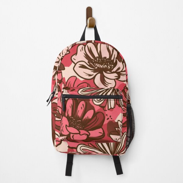 Item preview, Vibrant Crimson Floral Harmony | Bold and Elegant Flower Pattern designed and sold by WildStroke.