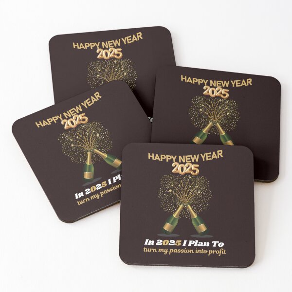 Item preview, Happy New Year 2025! Resolution: In 2025 I Plan To: turn my passion into profit... designed and sold by lovelyq1.