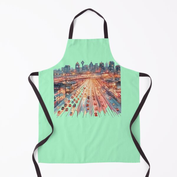 Item preview, Pearson Airport Night Lights - Highway Glow and Skyline Beauty,  designed and sold by PaintMeWorld.