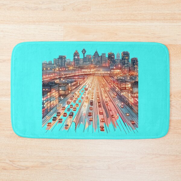Item preview, Pearson Airport Night Lights - Highway Glow and Skyline Beauty,  designed and sold by PaintMeWorld.