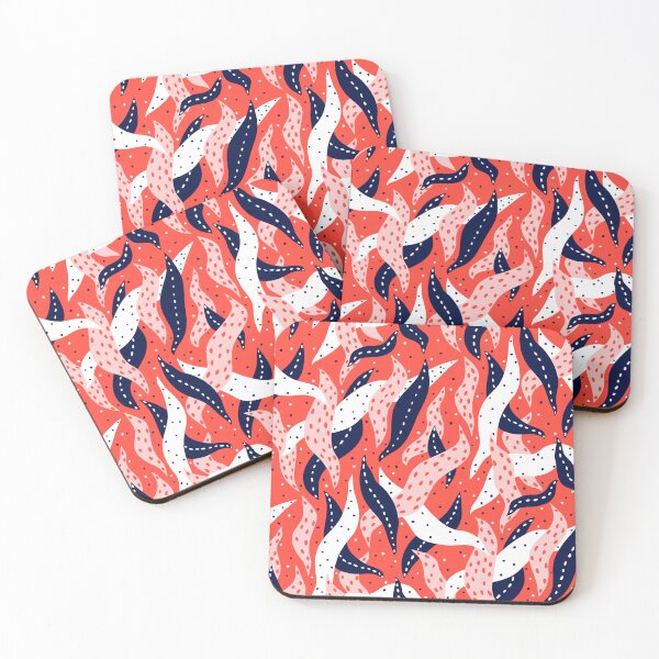 Item preview, Blue and Pink Mixed Floral Patterns Artwork  designed and sold by UMI BLOOM.