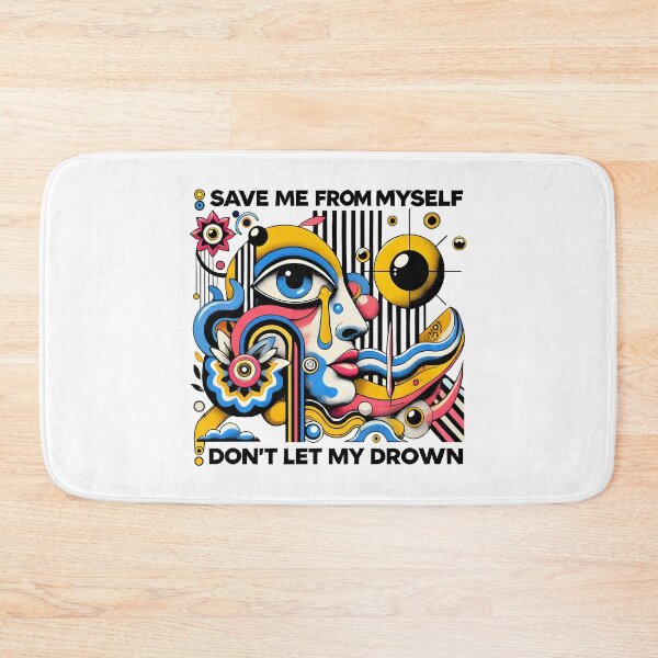 Item preview, Save me from don't let my drown - Abstract Pop Art Face Design  designed and sold by DrawHandArt.
