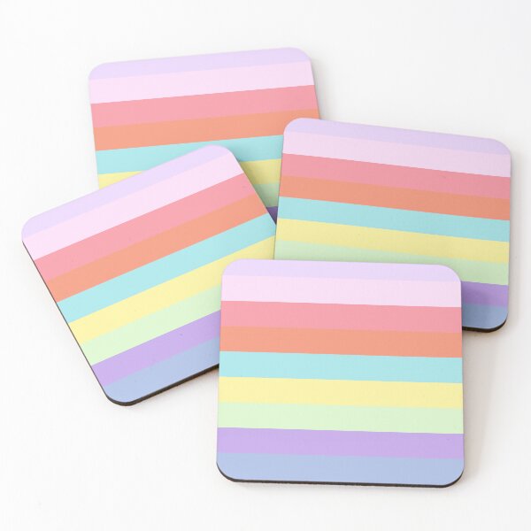 Item preview, Seaside rainbow pattern designed and sold by BritishDelights.