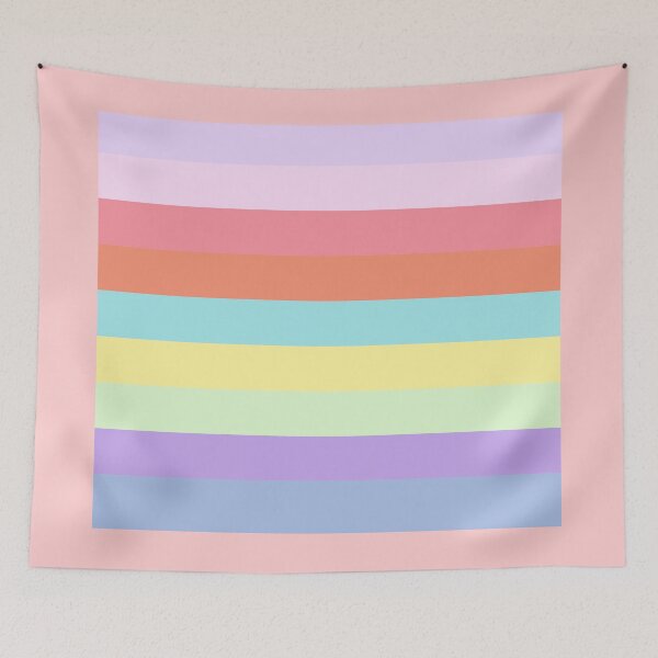 Item preview, Seaside rainbow pattern designed and sold by BritishDelights.