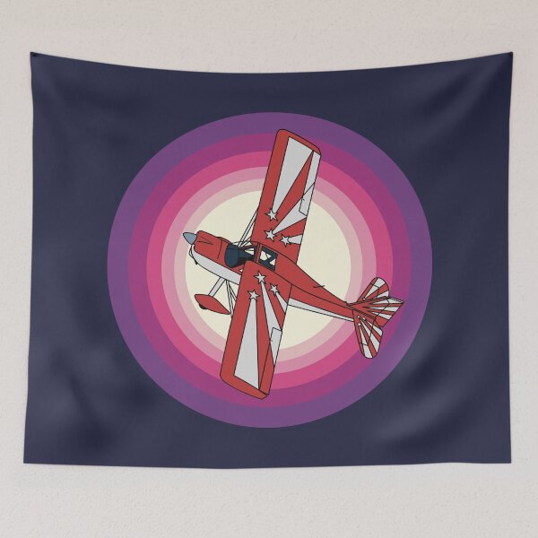 Item preview, Aviation Design Super Decathlon Aircraft Flying at Sunset designed and sold by skye-studio.