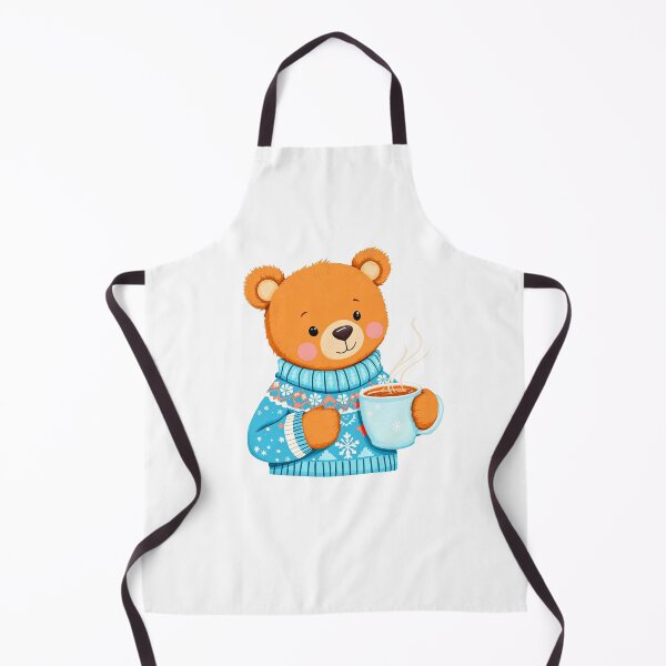 Item preview, Cozy Baby Bear with Hot Coffee |Winter Bear Design designed and sold by CYouClothings.