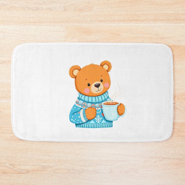 Item preview, Cozy Baby Bear with Hot Coffee |Winter Bear Design designed and sold by CYouClothings.
