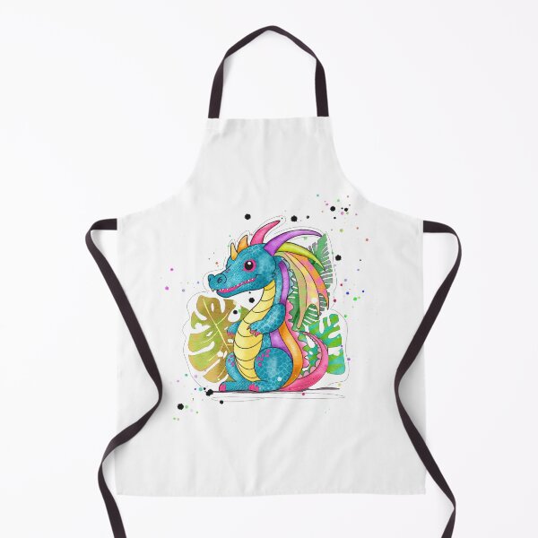 Item preview, Colorful dinosaur watercolor t-shirt design designed and sold by SimoesArtistry.