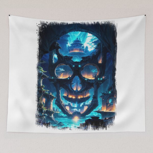 Item preview, SKULL HIDDEN LANDSCAPE UNDERWATER  designed and sold by ogirdorgraphics.