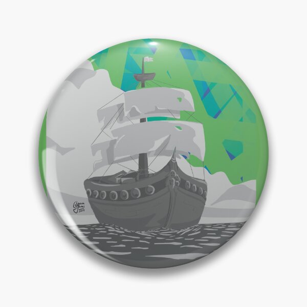 Item preview, Ghost Ship Beneath the Green Dawn designed and sold by Glautela.