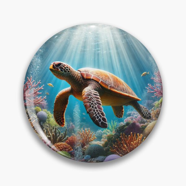 Item preview, Sea Turtle: Underwater Serenity designed and sold by WildlineArt.