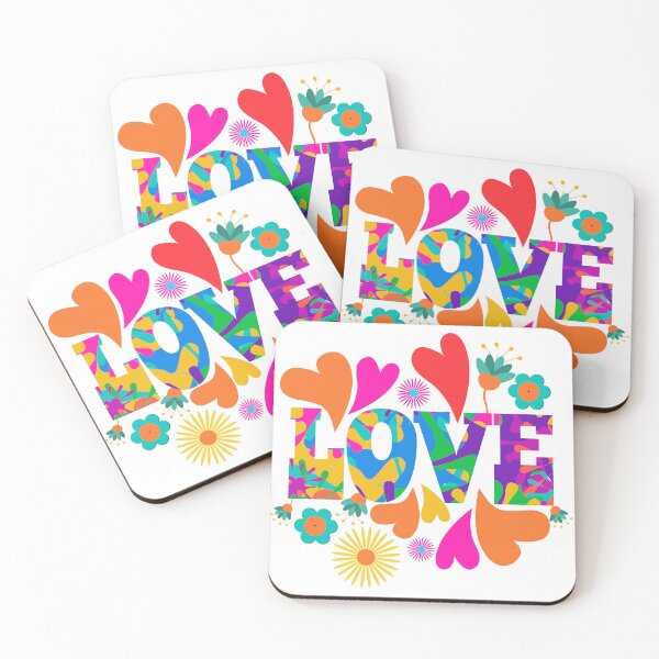 Item preview, Groovy LOVE designed and sold by Caring Hearts.