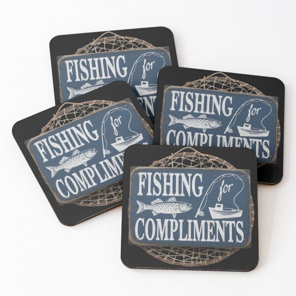 Item preview, Fishing For Compliments With A Net designed and sold by thespecialtyhub.