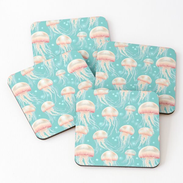 Item preview, Jellyfish in the Ocean Pattern designed and sold by palaco210.