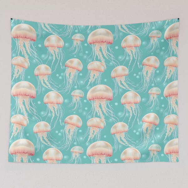 Item preview, Jellyfish in the Ocean Pattern designed and sold by palaco210.