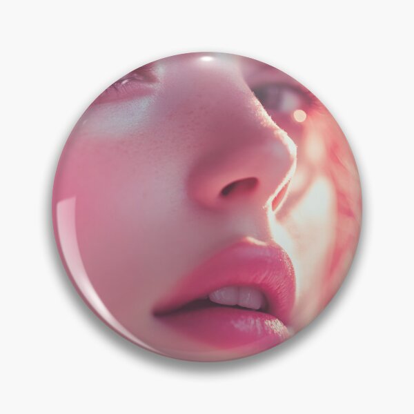 Item preview, A young woman with curly hair gazes softly towards the camera, surrounded by colorful bokeh lights in a dreamy atmosphere designed and sold by anytka.