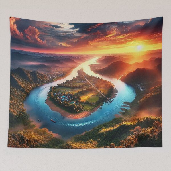 Item preview, Around the River Bend designed and sold by WyckedLynn.