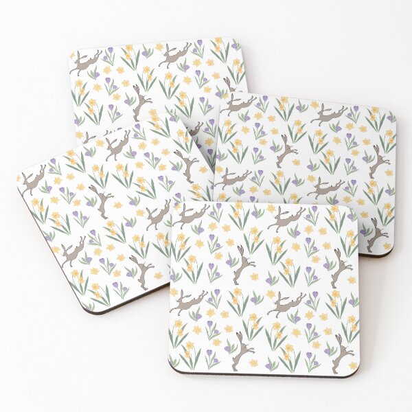 Item preview, Spring time hares and flowers  designed and sold by Norfolkhare.