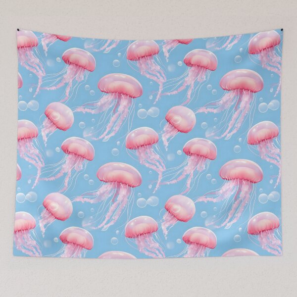Item preview, Jellyfish in the Ocean Pattern designed and sold by palaco210.