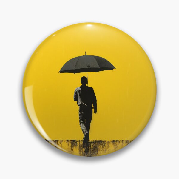 Item preview, Solitary Figure with Umbrella designed and sold by anytka.