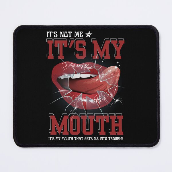 Item preview, It's Not Me It's My Mouth - Red Lips designed and sold by Eranthe Bernardo.