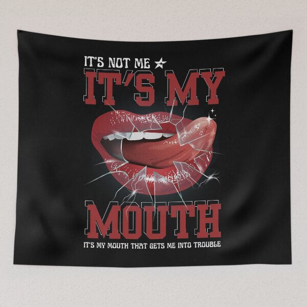 Item preview, It's Not Me It's My Mouth - Red Lips designed and sold by Eranthe Bernardo.