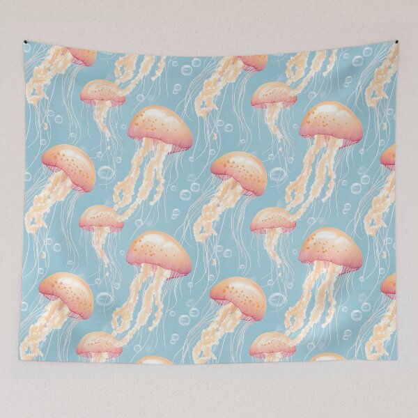 Item preview, Jellyfish in the Ocean Pattern designed and sold by palaco210.