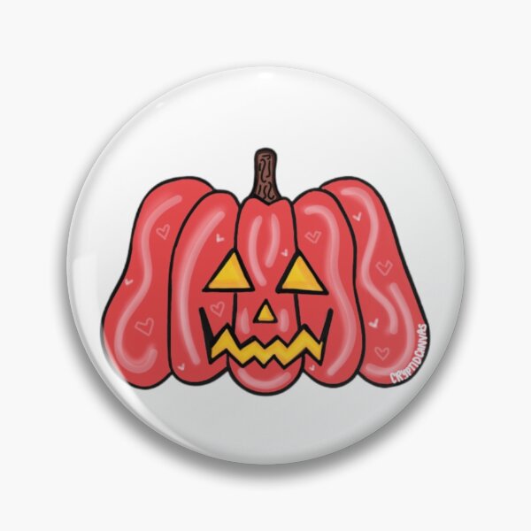 Item preview, Pink heart pumpkin  designed and sold by CryptidCanvas.