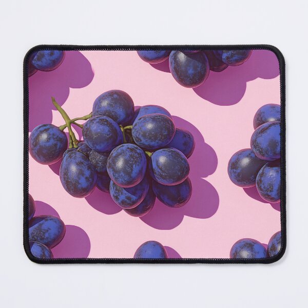 Item preview, Purple grapes on pink designed and sold by anytka.
