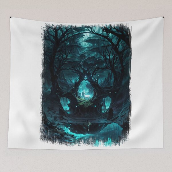 Item preview,  SKULL HIDDEN LANDSCAPE GREEN FOREST  designed and sold by ogirdorgraphics.