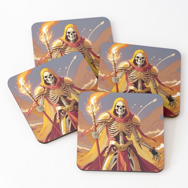 Item preview, Flaming Skeleton Warrior of the Wastelands designed and sold by BeNoOne.