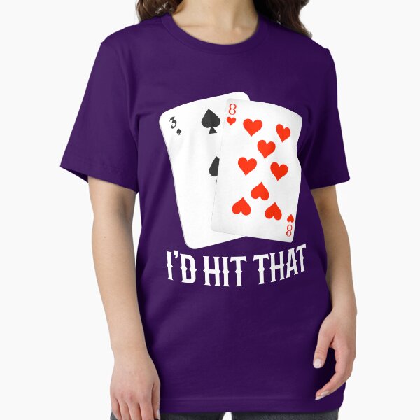 Item preview, I'd Hit That 11 Of Blackjack Cards Shirt Gear designed and sold by DynamicDesign.