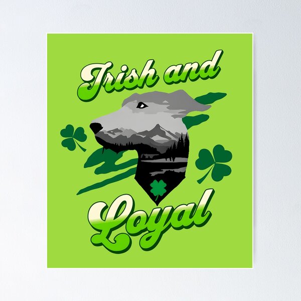 Item preview, Irish and Loyal (Wolfhound) designed and sold by TugArt.