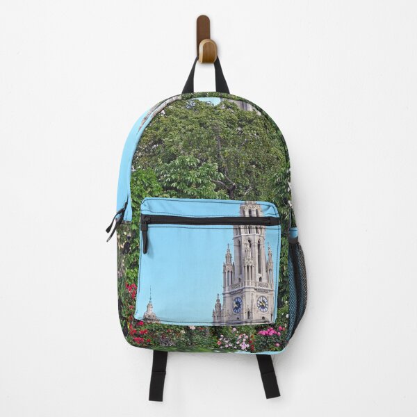 Item preview, Volksgarten and Rathaus tower in the background,Vienna,springtime designed and sold by goceris.